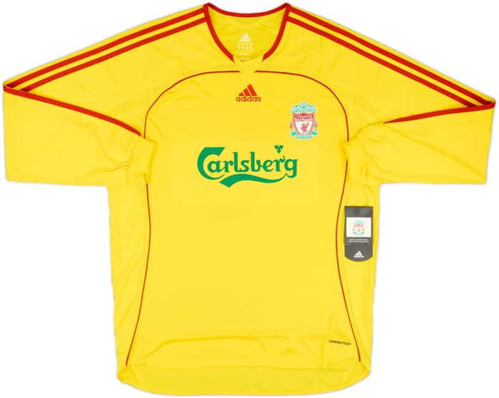 2006-07 Liverpool Player Issue Away L/S Shirt Alonso #14 (XL)