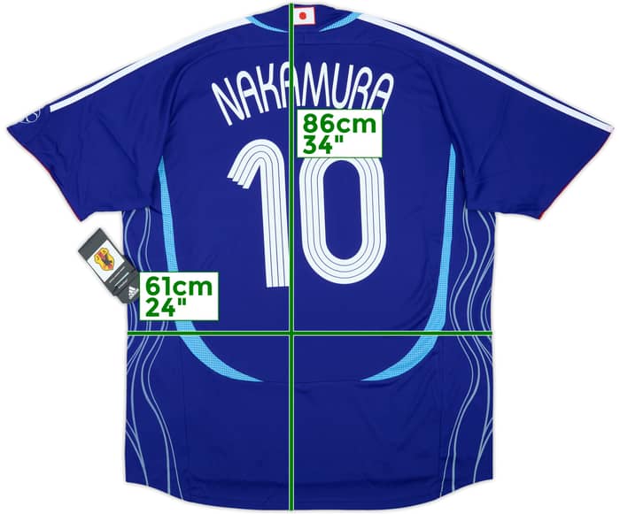 2006-08 Japan Home Shirt Nakamura #10 (XL)