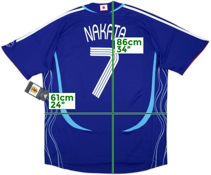 2006-08 Japan Home Shirt Nakata #7 (XL)