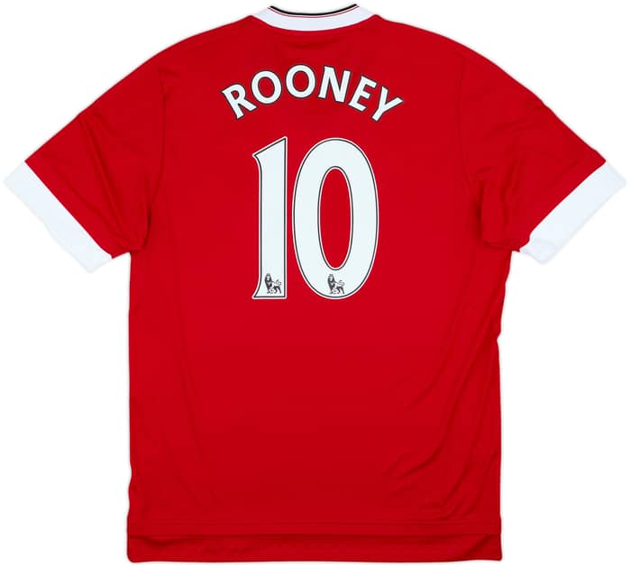 2015-16 Manchester United Home Shirt Rooney #10 (L)