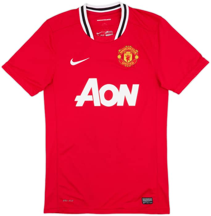 2011-12 Manchester United Home Shirt Berbatov #9 - 6/10 - (S)