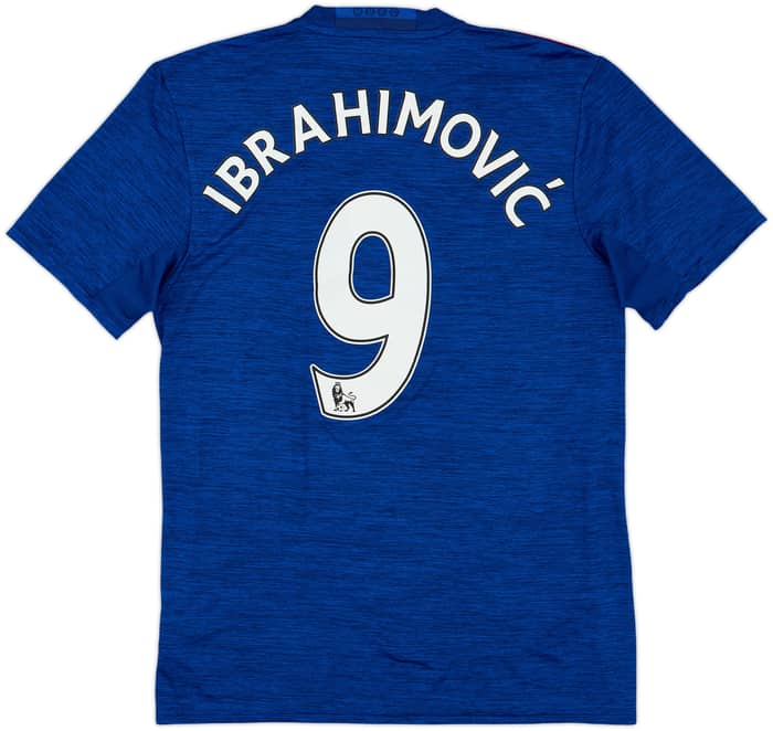 2016-17 Manchester United Away Shirt Ibrahimovic #9 - 9/10 - (S)