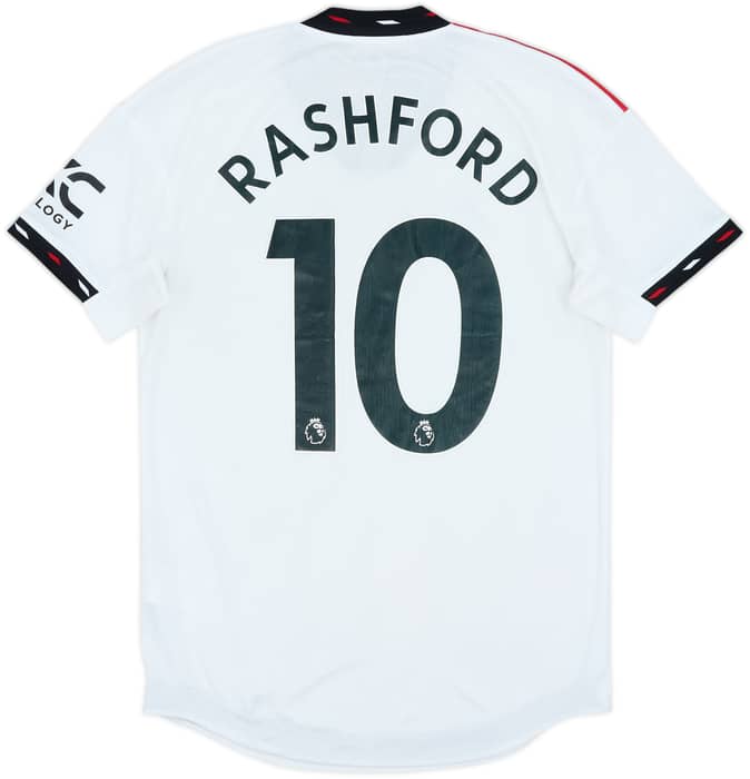 2022-23 Manchester United Authentic Away Shirt Rashford #10 - 6/10 - (S)