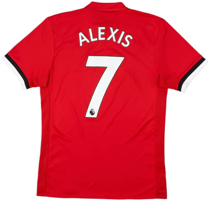 2017-18 Manchester United Home Shirt Alexis #7 - 9/10 - (S)