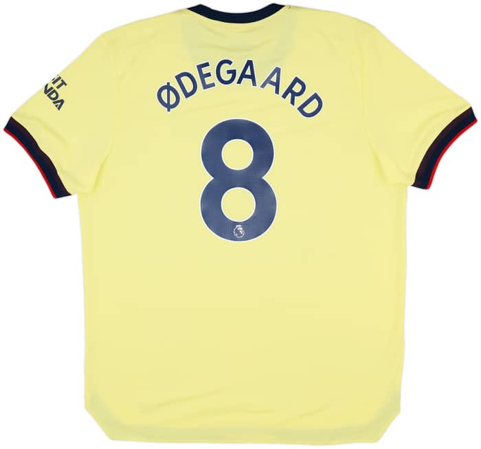 2021-22 Arsenal Authentic Away Shirt Odegaard #8 - 9/10 - (XL)