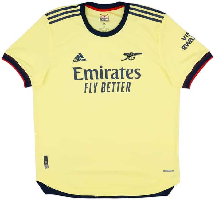 2021-22 Arsenal Authentic Away Shirt Odegaard #8 - 9/10 - (XL)