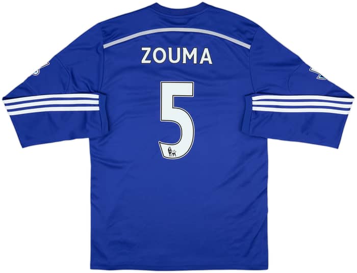 2014-15 Chelsea Home L/S Shirt Zouma #5 - 8/10 - (L)