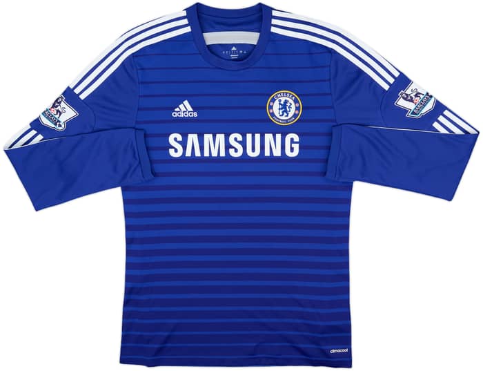 2014-15 Chelsea Home L/S Shirt Zouma #5 - 8/10 - (L)