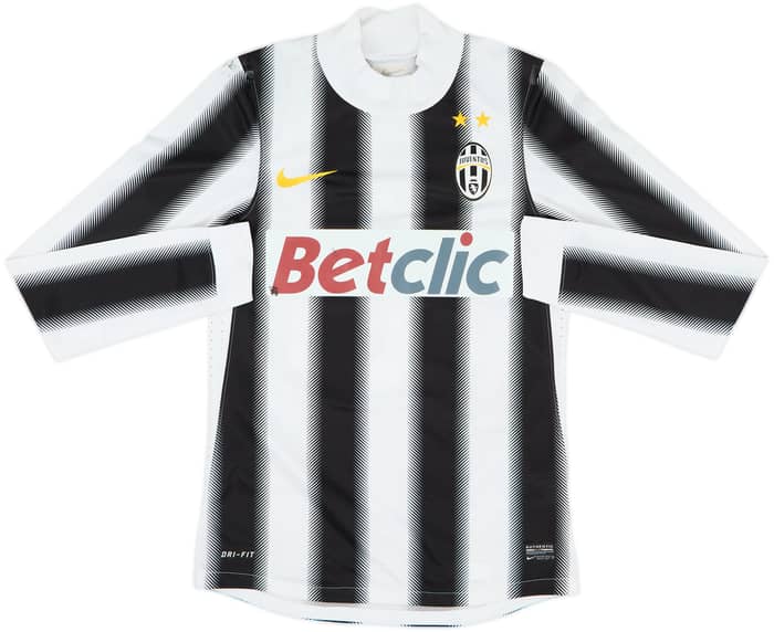 2011-12 Juventus Prototype Authentic Home L/S Shirt Del Piero #10 - 6/10 - (S)
