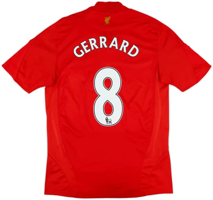2008-10 Liverpool Home Shirt Gerrard #8 - 9/10 - (S)