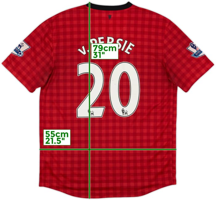 2012-13 Manchester United Home Shirt V.Persie #20 - 4/10 - (L)