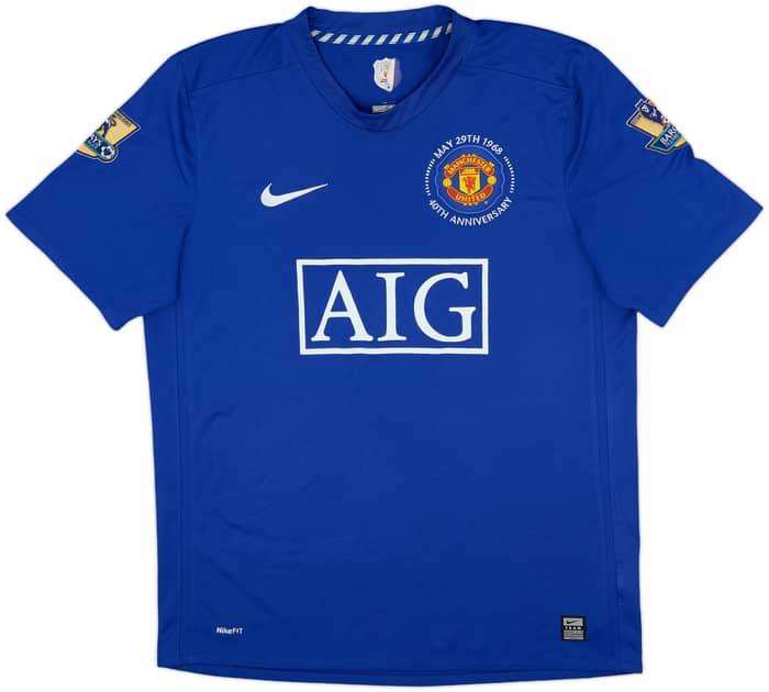2008-09 Manchester United Third Shirt Berbatov #9 - 7/10 - (L)