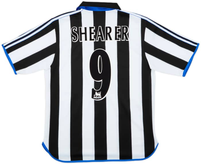 1999-00 Newcastle Home Shirt Shearer #9 - 9/10 - (L)