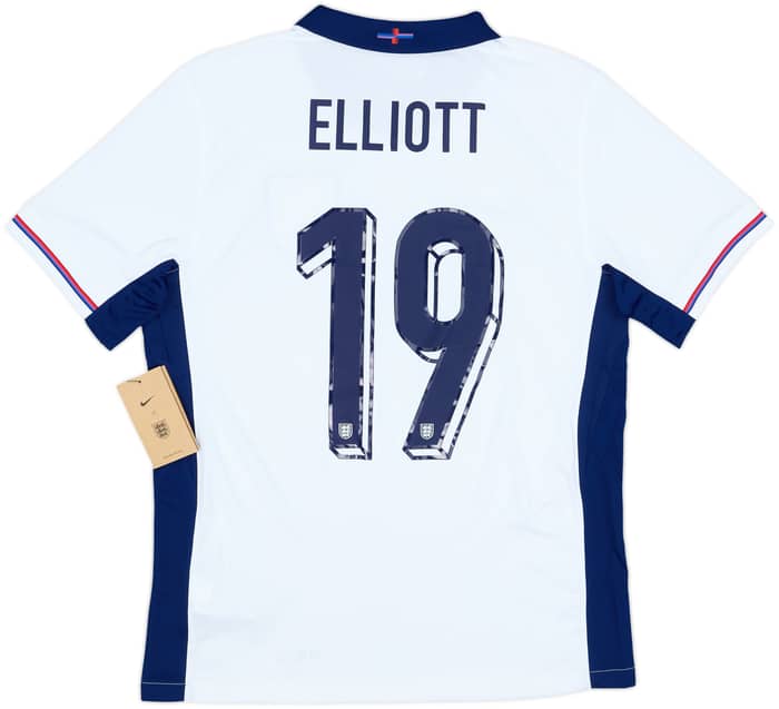 2024-25 England Home Shirt Elliot #19 (M)