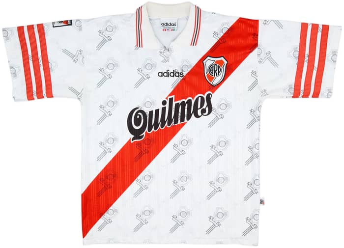 1996-98 River Plate Home Shirt - 9/10 - (L)