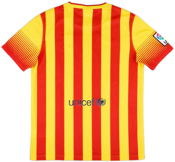 2013-15 Barcelona Away Shirt - 9/10 - (XL.Boys)