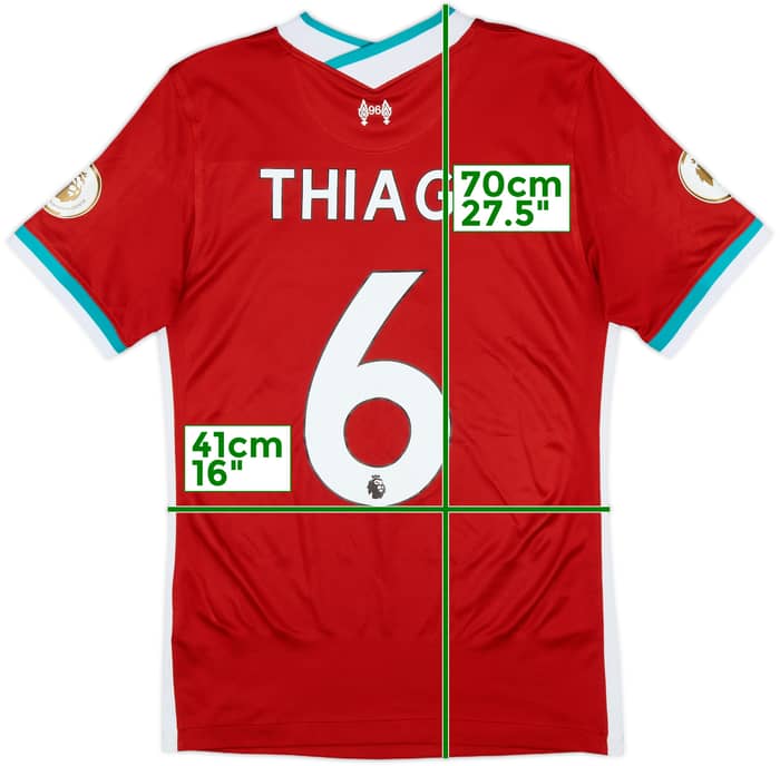 2021-22 Liverpool Home Shirt Thiago #6 - 9/10 - (S)