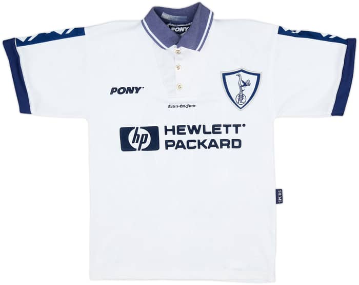 1995-97 Tottenham Home Shirt Sheringham #10 - 6/10 - (S)