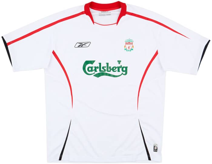 2005-06 Liverpool Away Shirt Cisse #9 - 8/10 - (L)