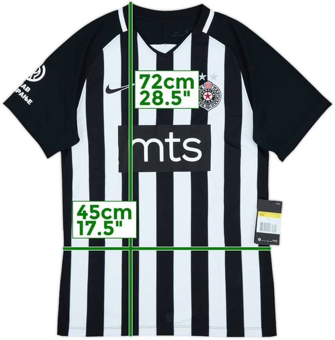 2018-19 Partizan Belgrade Home Shirt (S)
