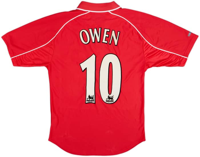 2000-02 Liverpool Home Shirt Owen #10 - 8/10 - (S)