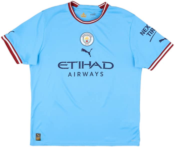 2022-23 Manchester City Home Shirt Stones #5 - 10/10 - (L)