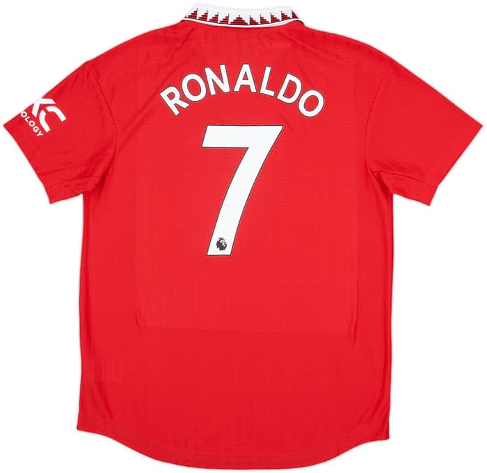 2022-23 Manchester United Authentic Home Shirt Ronaldo #7 (L)