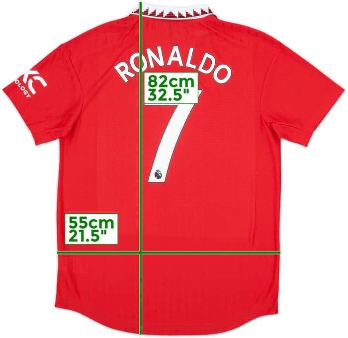 2022-23 Manchester United Authentic Home Shirt Ronaldo #7 (L)