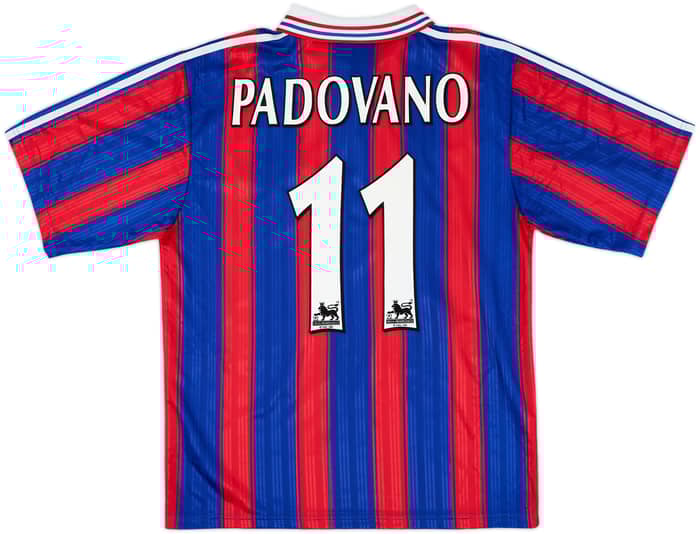 1996-98 Crystal Palace Home Shirt Padovano #11 - 8/10 - (M)