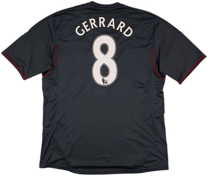 2011-12 Liverpool Away Shirt Gerrard #8 - 8/10 - (XXL)