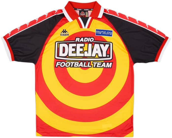1995-96 Kappa Radio Deejay Shirt - 9/10 - (L)