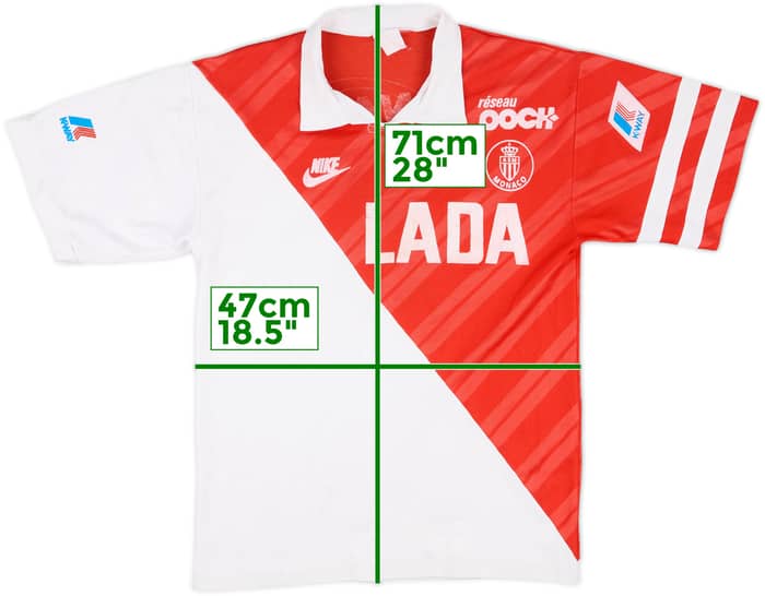 1989-90 Monaco Match Issue Home Shirt #8