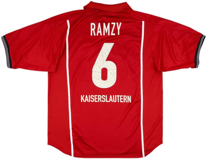 1999-00 Kaiserslautern Player Issue Home Shirt Ramzy #6 - 6/10 - (XL)