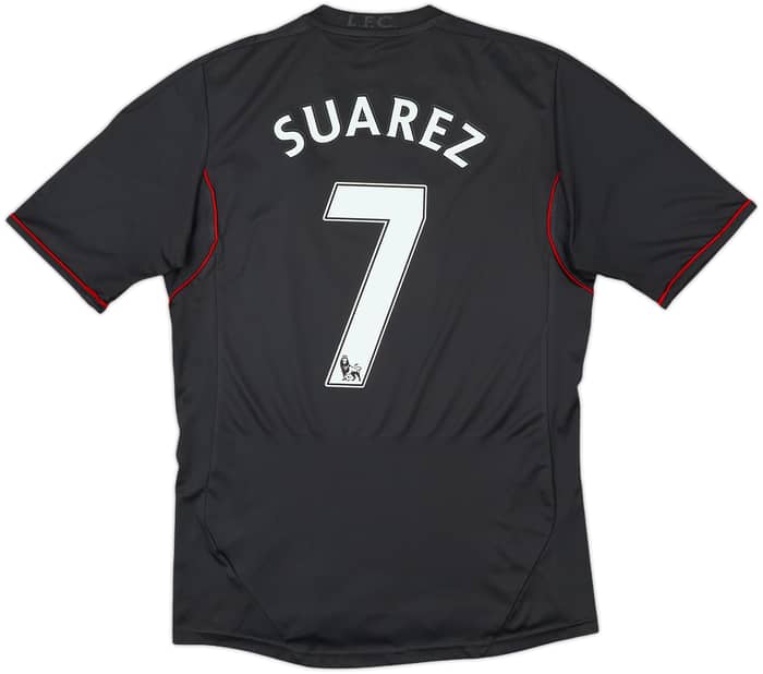 2011-12 Liverpool Away Shirt Suarez #7 - 6/10 - (S)