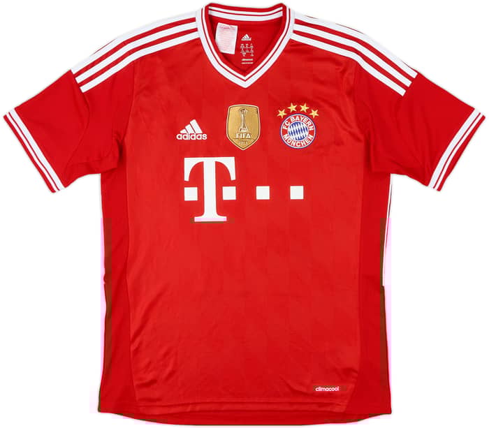 2013-14 Bayern Munich Home Shirt Ribery #7 - 8/10 - (XL.Boys)