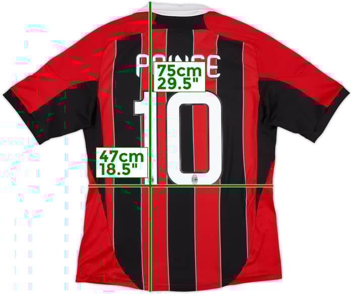 2012-13 AC Milan Home Shirt Prince #10 - 8/10 - (M)