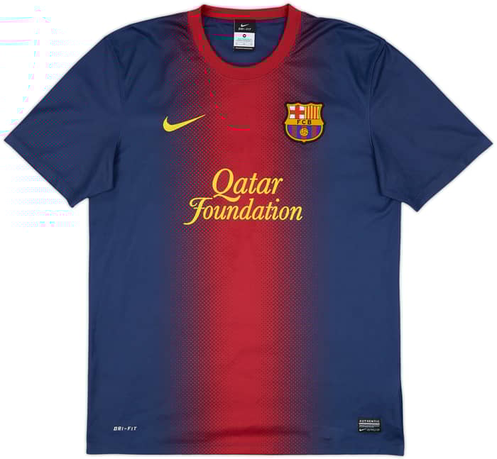 2012-13 Barcelona Basic Home Shirt Messi #10 - 9/10 - (M)
