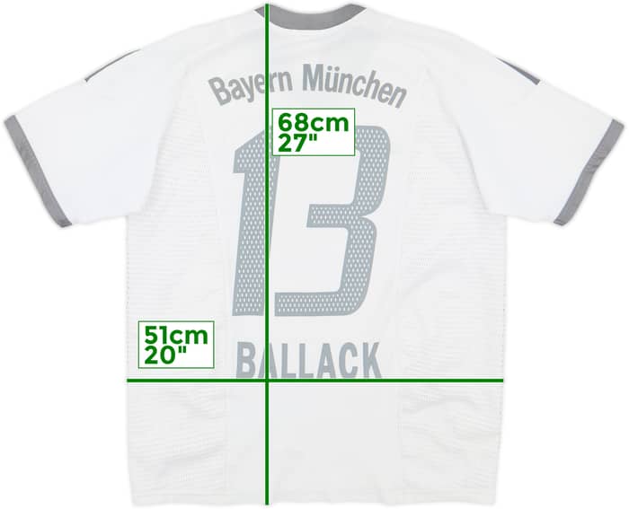2002-03 Bayern Munich Away Shirt Ballack #13 - 7/10 - (XL.Boys)