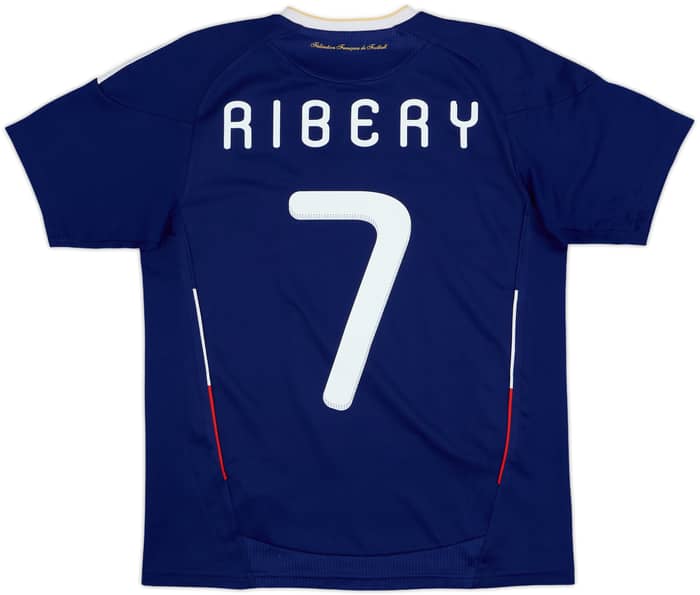 2009-10 France Home Shirt Ribery #7 - 8/10 - (XL.Boys)