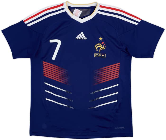 2009-10 France Home Shirt Ribery #7 - 8/10 - (XL.Boys)
