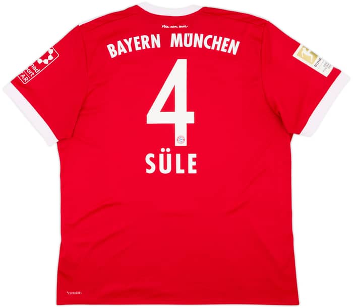 2017-18 Bayern Munich Home Shirt Sule #4 - 7/10 - (XL)