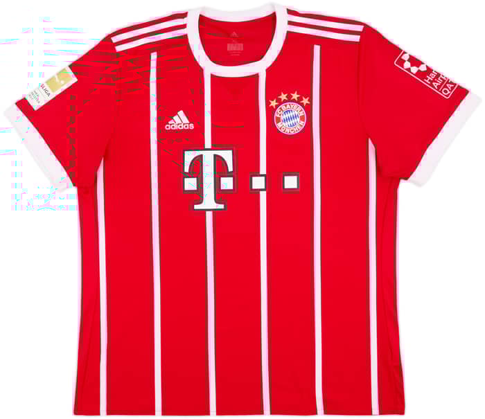 2017-18 Bayern Munich Home Shirt Sule #4 - 7/10 - (XL)