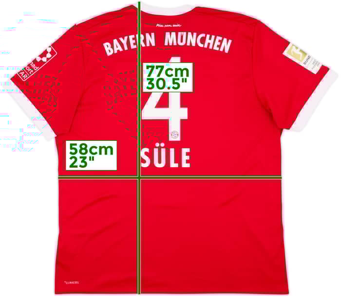 2017-18 Bayern Munich Home Shirt Sule #4 - 7/10 - (XL)