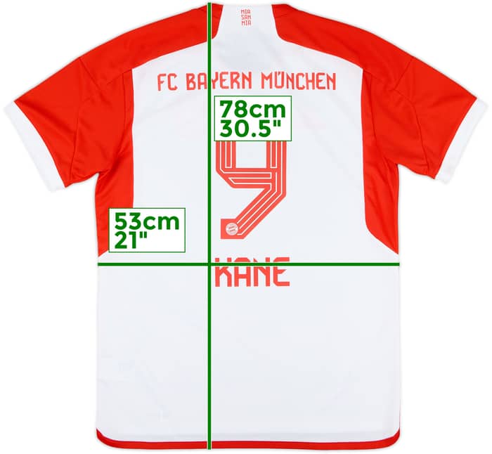 2023-24 Bayern Munich Away Shirt Kane #9 - 9/10 - (L)