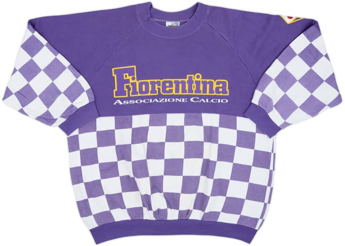 1990-91 Fiorentina Le Felpe Dei Grandi Club Sweat Top - 5/10 - (L)