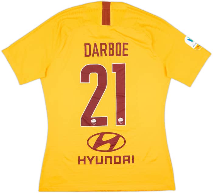 2018-19 Roma Primavera Match Issue Third Shirt Darboe #21