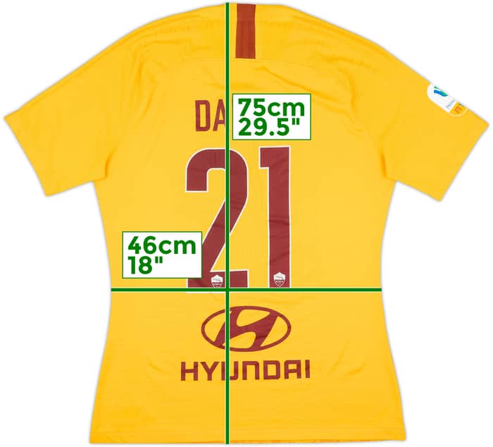 2018-19 Roma Primavera Match Issue Third Shirt Darboe #21