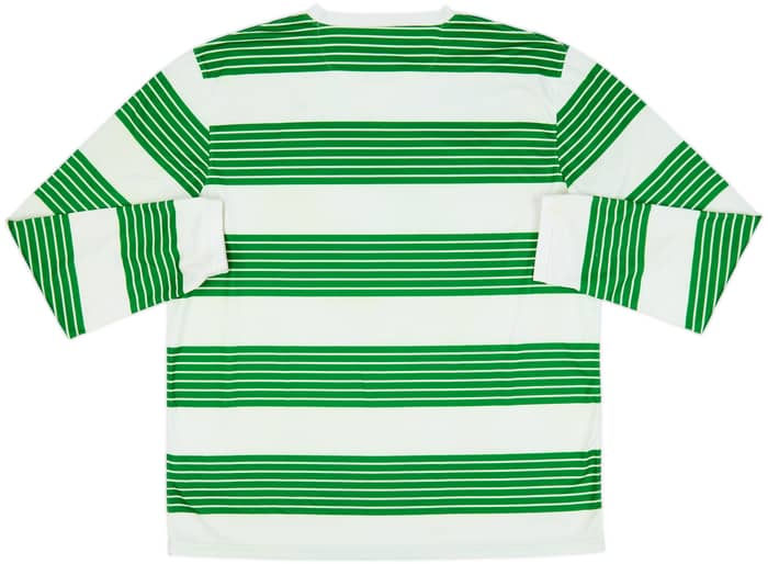 2013-15 Celtic Home L/S Shirt - 5/10 - (XL)