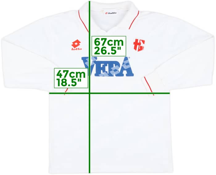 1993-94 Padova Match Issue Home L/S Shirt #3