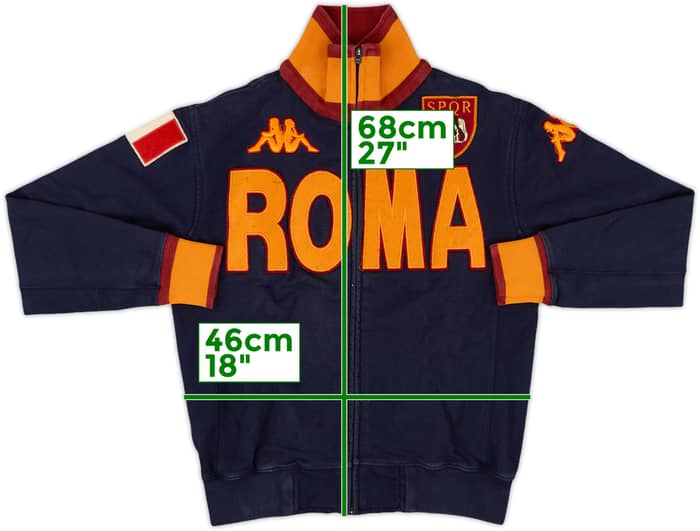 2008-09 Roma Kappa Track Jacket - 7/10 - (XS)